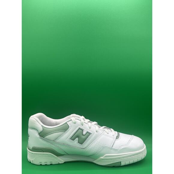 New Balance 550 “White Mint Green” Size 12 OG Box White Leather (BB550FS1) - Picture 5 of 7